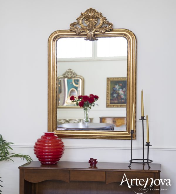 Specchio oro elegante classico