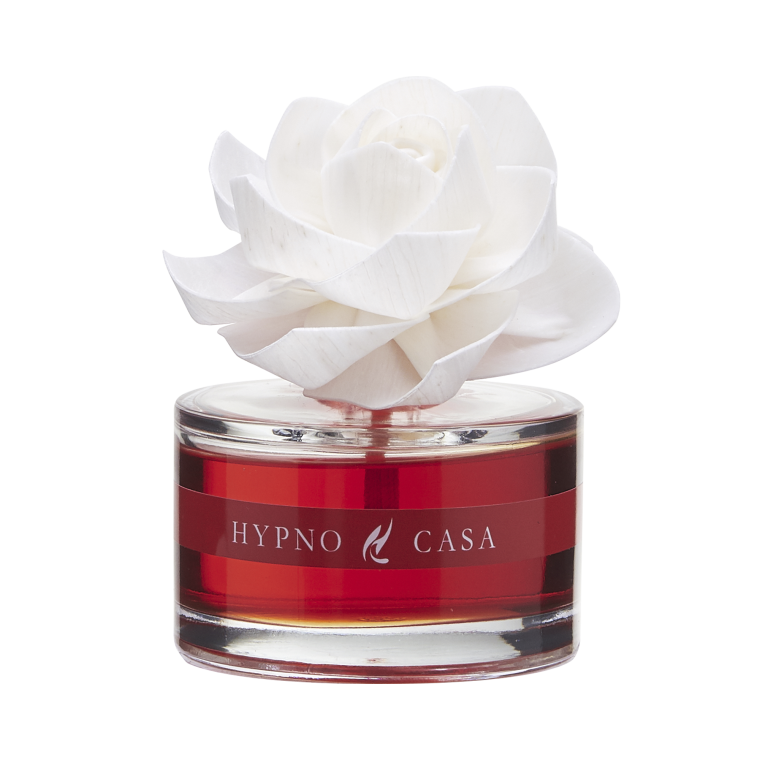 Diffusore con fiore Rosa Rosso Divino 60 ML