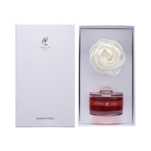 Diffusore con fiore Rosa Rosso Divino 60 ML