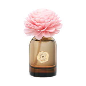 Diffusore con fiore colore Rosa Rosso Intenso 250 ML