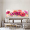 Quadro moderno floreale 4LR787