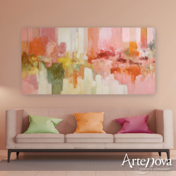 Quadro moderno astratto Pink Art