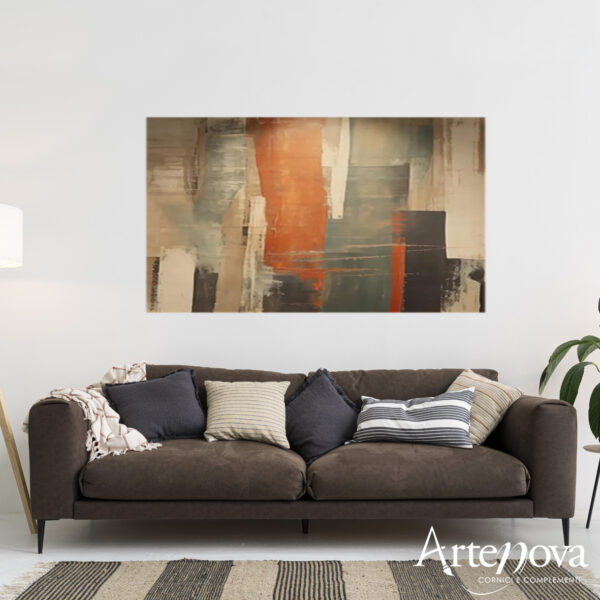 Quadro moderno Astratto Orange shades 2