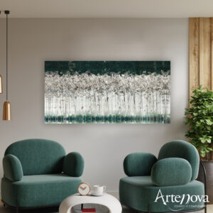 Quadro moderno Astratto GB04 silver