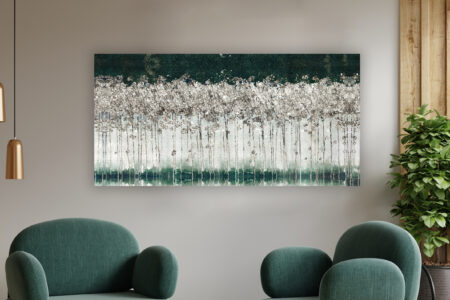 Quadro moderno Astratto GB04 silver