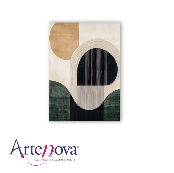 Quadro moderno Astratto Geometric Green 2 - immagine 2