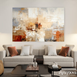 Quadro moderno Astratto Orange Shades