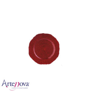 Piatto Aster rosso Onlylux 33 cm