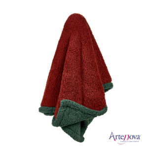 Nuvole di Stoffa Plaid rosso/verde natalizio