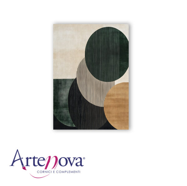 Quadro moderno Astratto Geometric Green - immagine 2