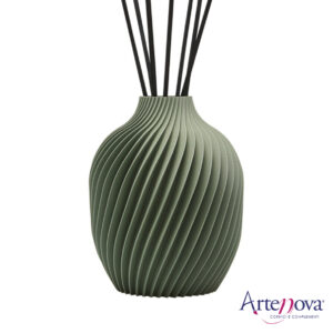 Confezione Regalo diffusore a bastoncino vaso K Verde Salvia + ricarica Caldi Agrumi