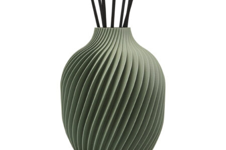 Confezione Regalo diffusore a bastoncino vaso K Verde Salvia + ricarica Caldi Agrumi