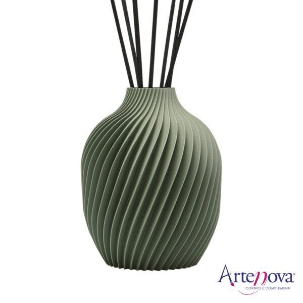 Confezione Regalo diffusore a bastoncino vaso K Verde Salvia + ricarica Caldi Agrumi
