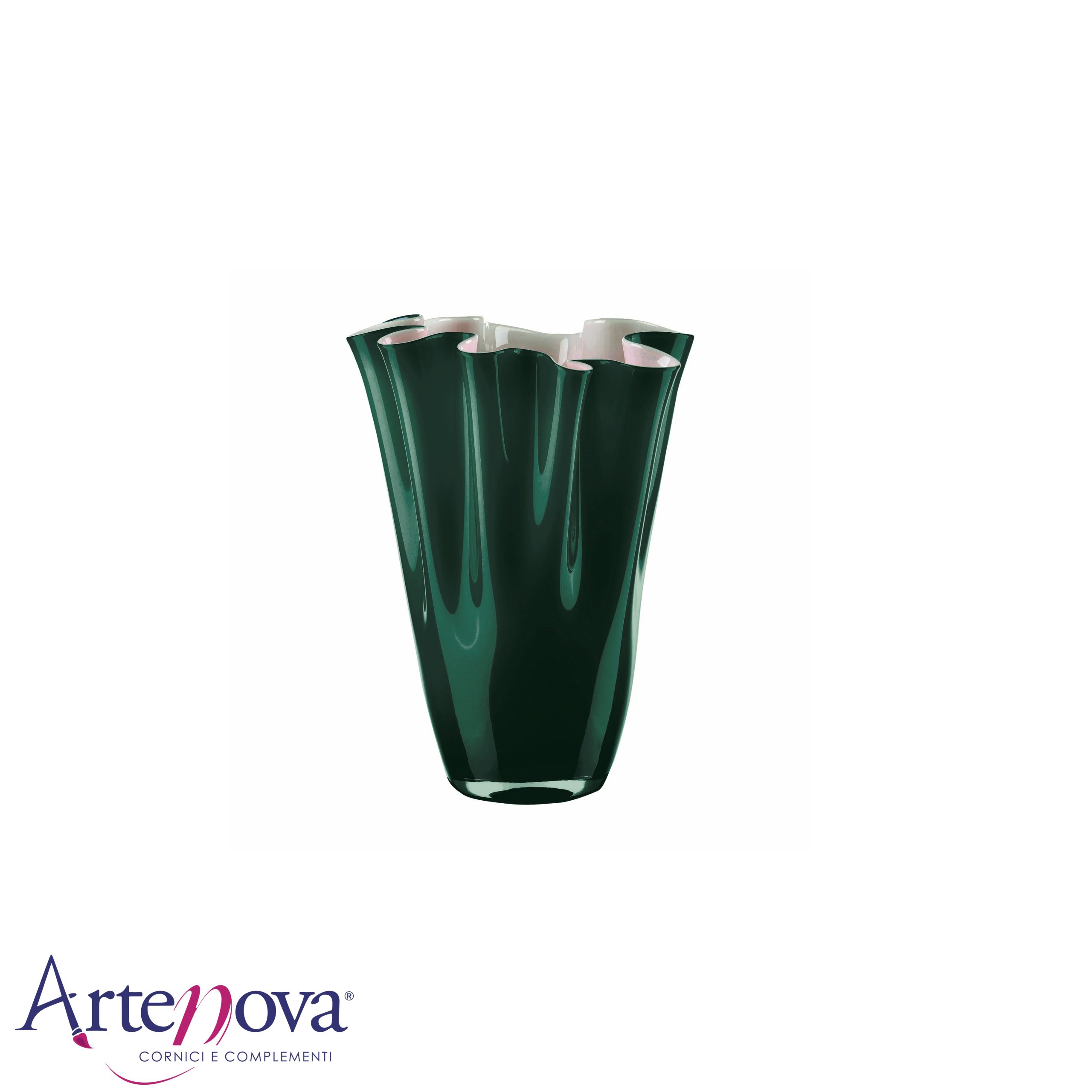 Vaso Onlylux Wave OPAL BALTIC GREEN 40 cm