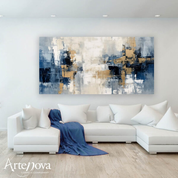 Quadro moderno Astratto zaffiro
